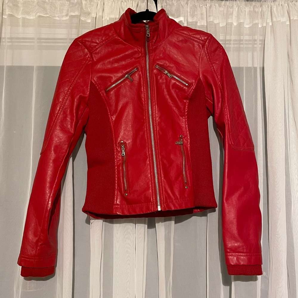 Seductions Pleather Jacket.